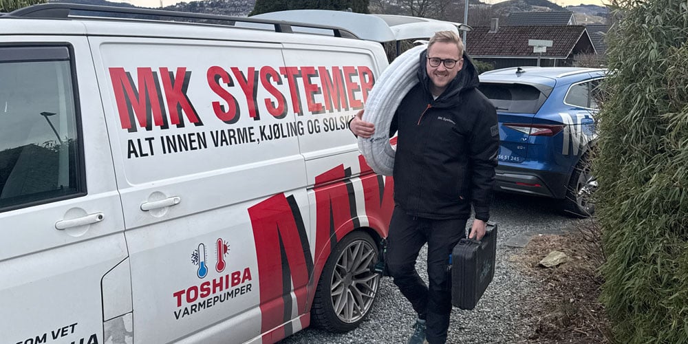 MK Systemer team på jobb